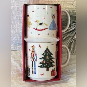 Grace Teaware Nutcracker Ballet Mug Set – Holiday Gift Box